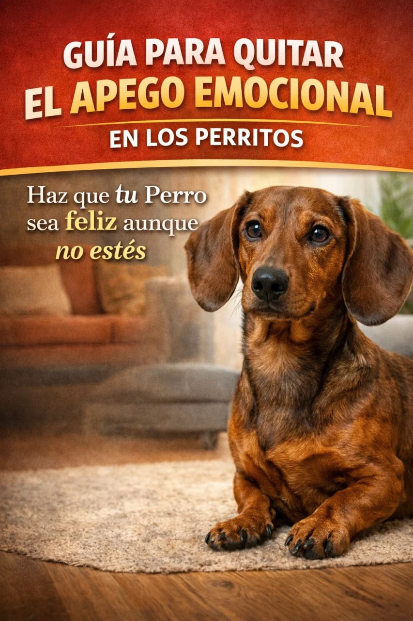 Ebook Guía para quitar el apego emocional en los perritos